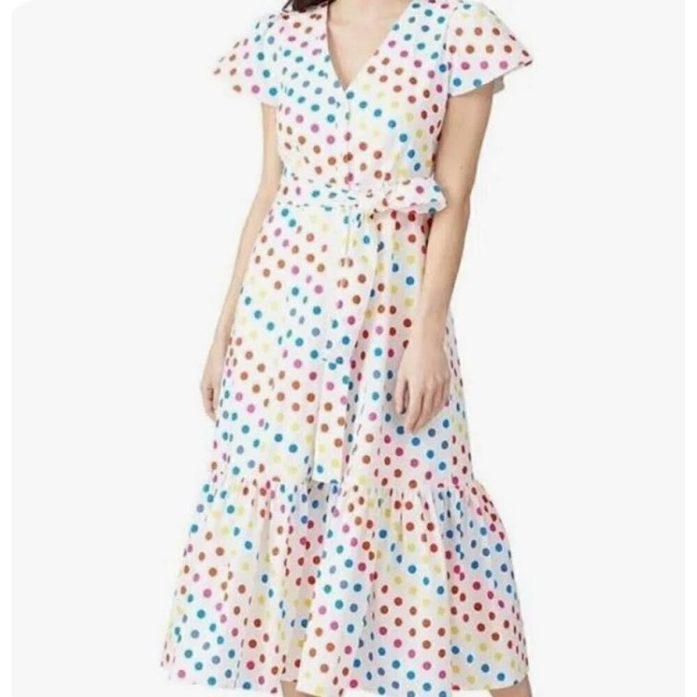 Color Me Courtney Dipping Dot Minnie Dress Size 2